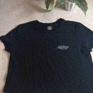 Santa Cruz Black Graphic Tee